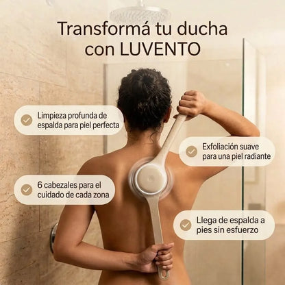 LUVENTO DuchaPro™ – La Ducha Completa, de la Espalda a los Pies